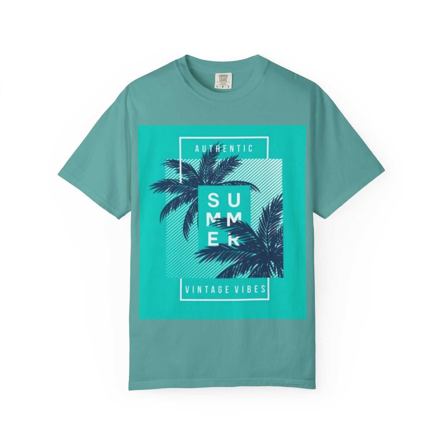 Summer Vintage Vibes T-Shirt — Palm Tree Graphic Tee