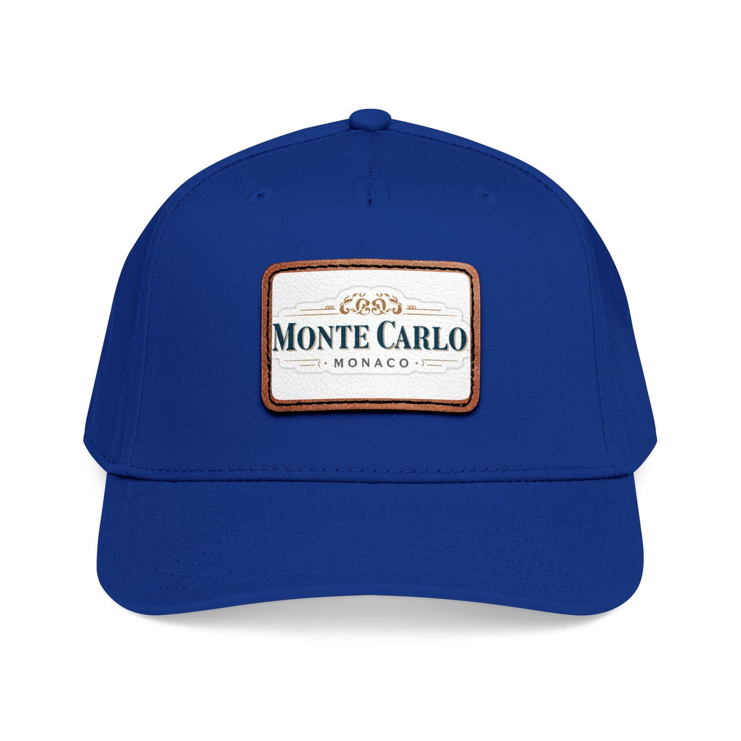Monte Carlo Leather Patch Baseball Cap