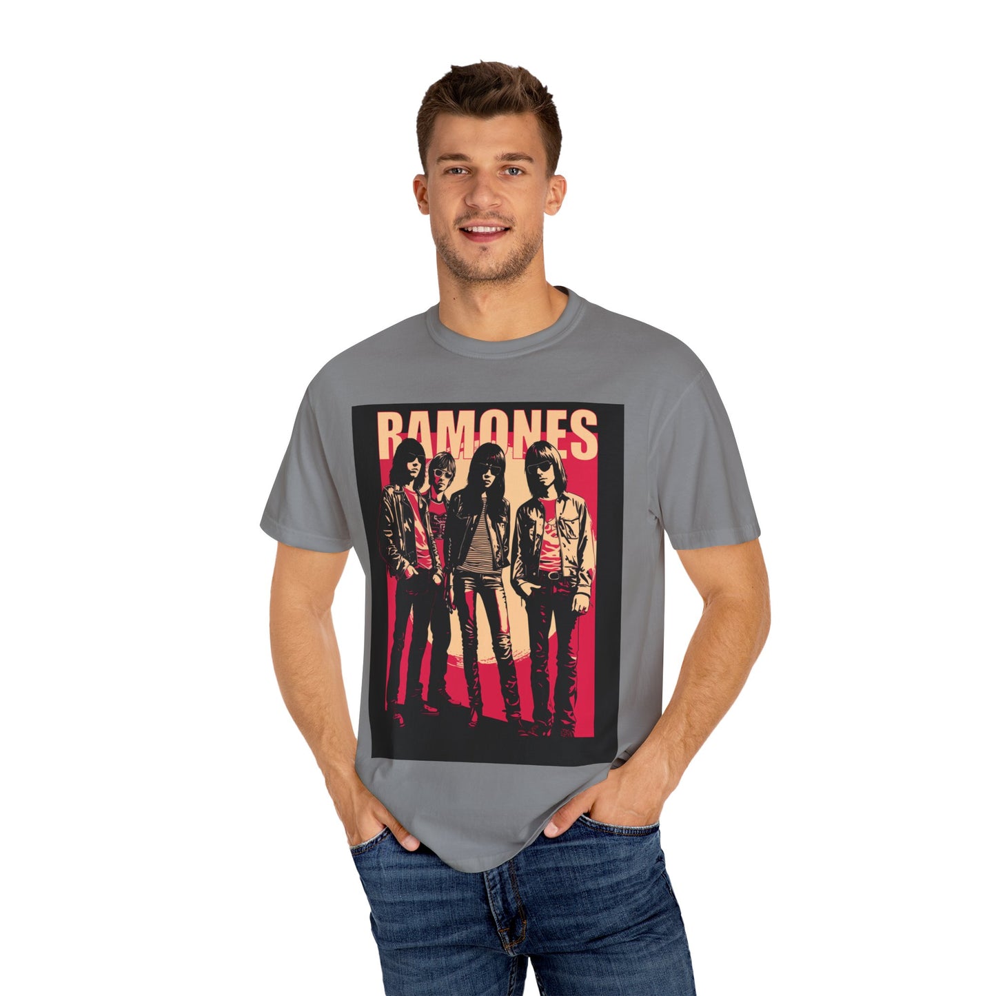 Retro Ramones Graphic T-Shirt