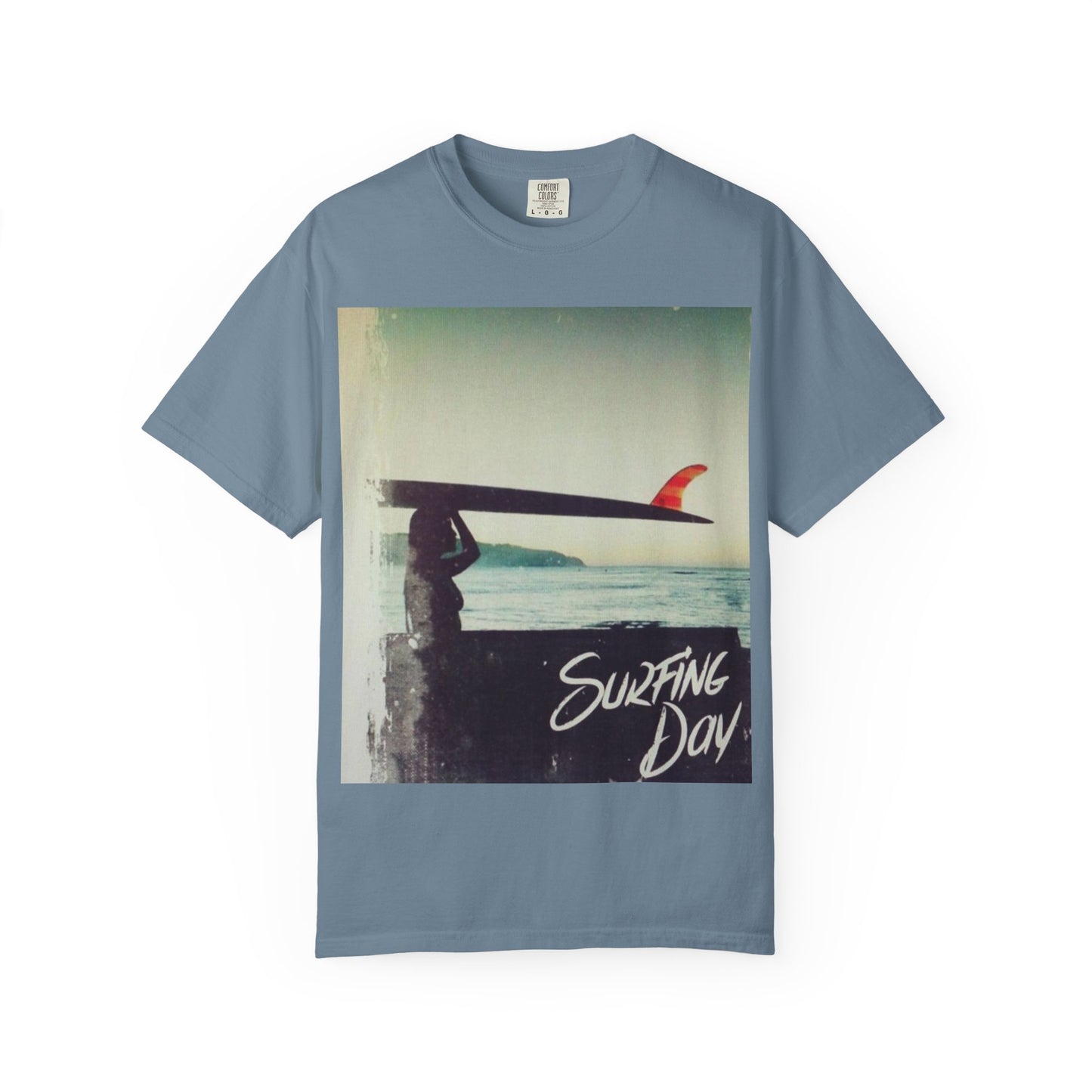 Surfing Day Unisex Tee | Vintage Style T-shirt for Beach Lovers, Summer Vibes, Gift for Surfers, Casual Strolling, Summer Outings