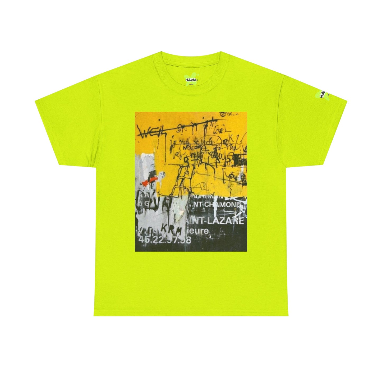 Urban Graffiti Unisex Heavy Cotton Tee | Street Art Inspired Graphic Shirt