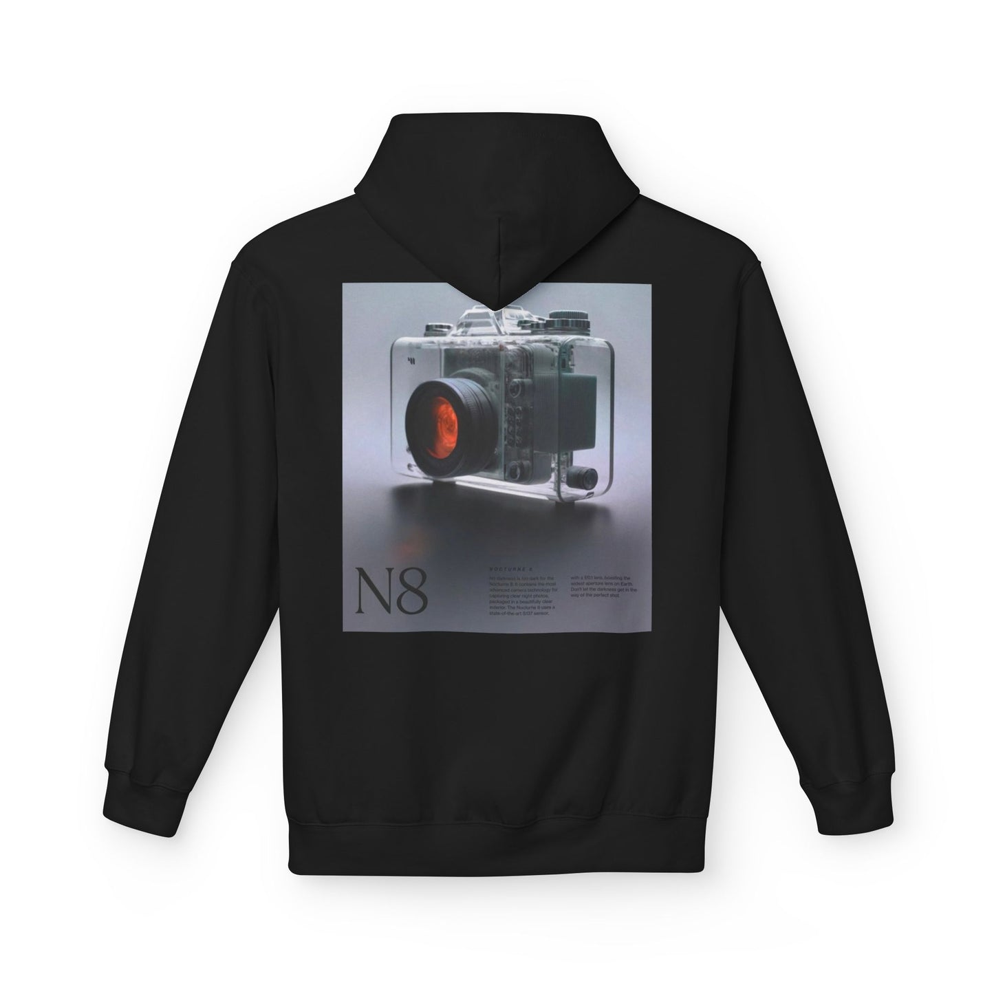 Retro Camera Photo Hoodie, Cozy Unisex Fleece Sweatshirt for Photography Lovers, Fashion Gift for Birthdays, Casual Wear, Everyday Style