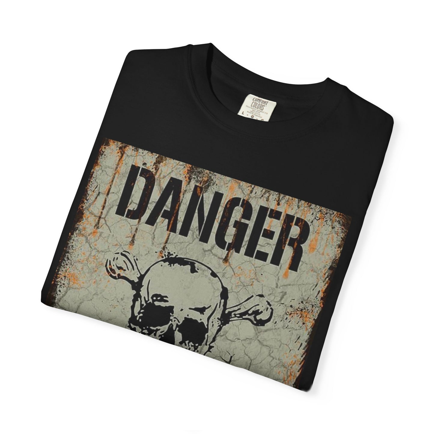 High Voltage Skull T-Shirt – Unisex Garment-Dyed Tee