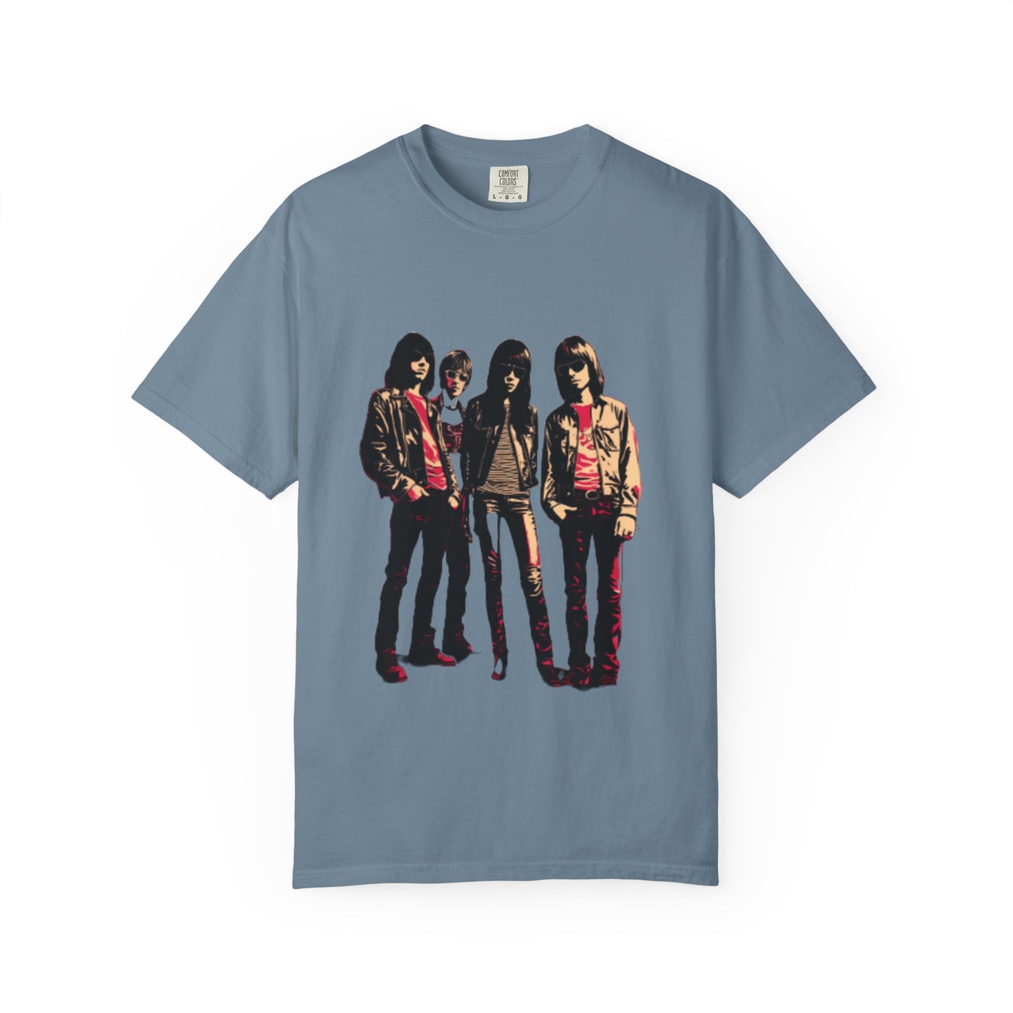 Rock Band Graphic Unisex Garment-Dyed T-Shirt