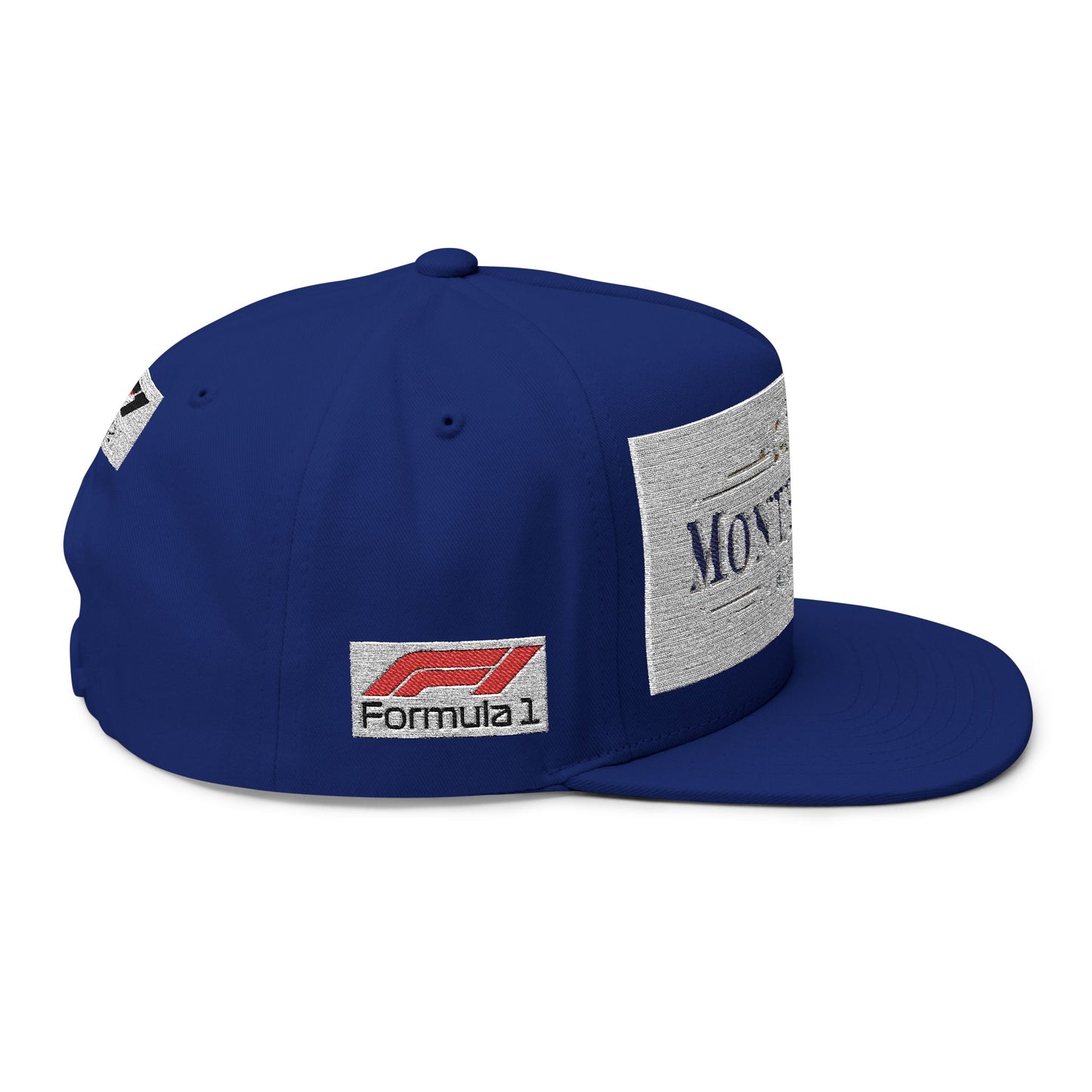 Monte Carlo Monaco Embroidered Flat Bill Cap