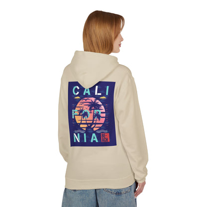 California Beach Vibes Unisex Fleece Hoodie - Softstyle Midweight Sweatshirt