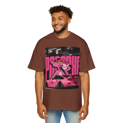 Pink Panther Streetwear Tee — Retro Racing Graphic Shirt