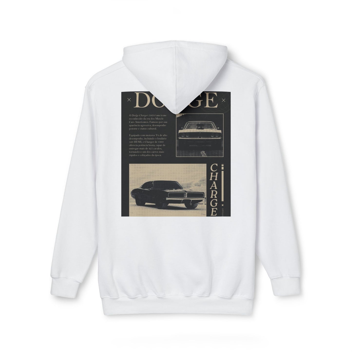 Retro Dodge Charger Unisex Hooded Sweatshirt