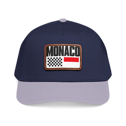 Monaco Leather Patch Baseball Cap – Vintage Racing Flag Hat