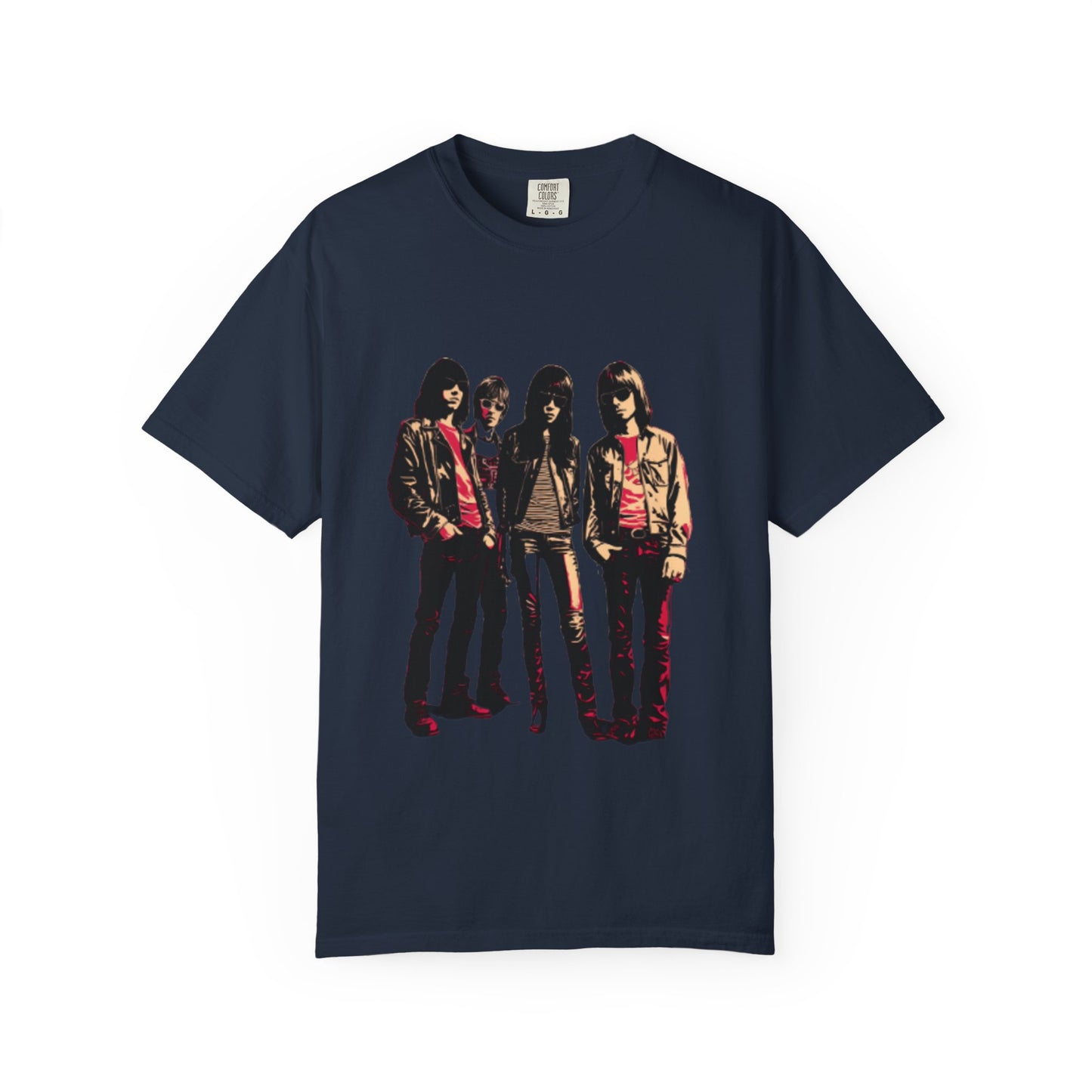 Rock Band Graphic Unisex Garment-Dyed T-Shirt