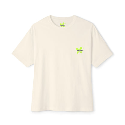 Hawaii Flamingo Graphic Tee - Unisex Oversized Boxy T-Shirt for Casual Wear