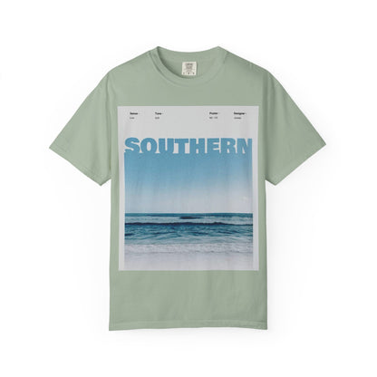 Southern Beach Photo T-Shirt — Ocean Waves Graphic Tee