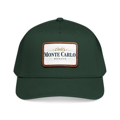 Monte Carlo Leather Patch Baseball Cap