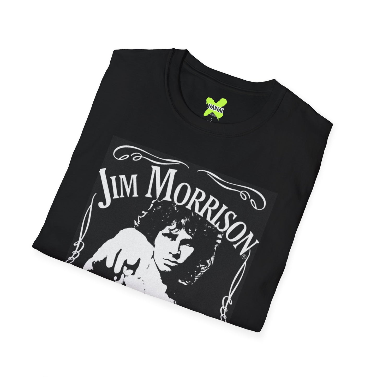 Jim Morrison Whiskey Bar Unisex Softstyle T-Shirt - Vintage Rock Apparel