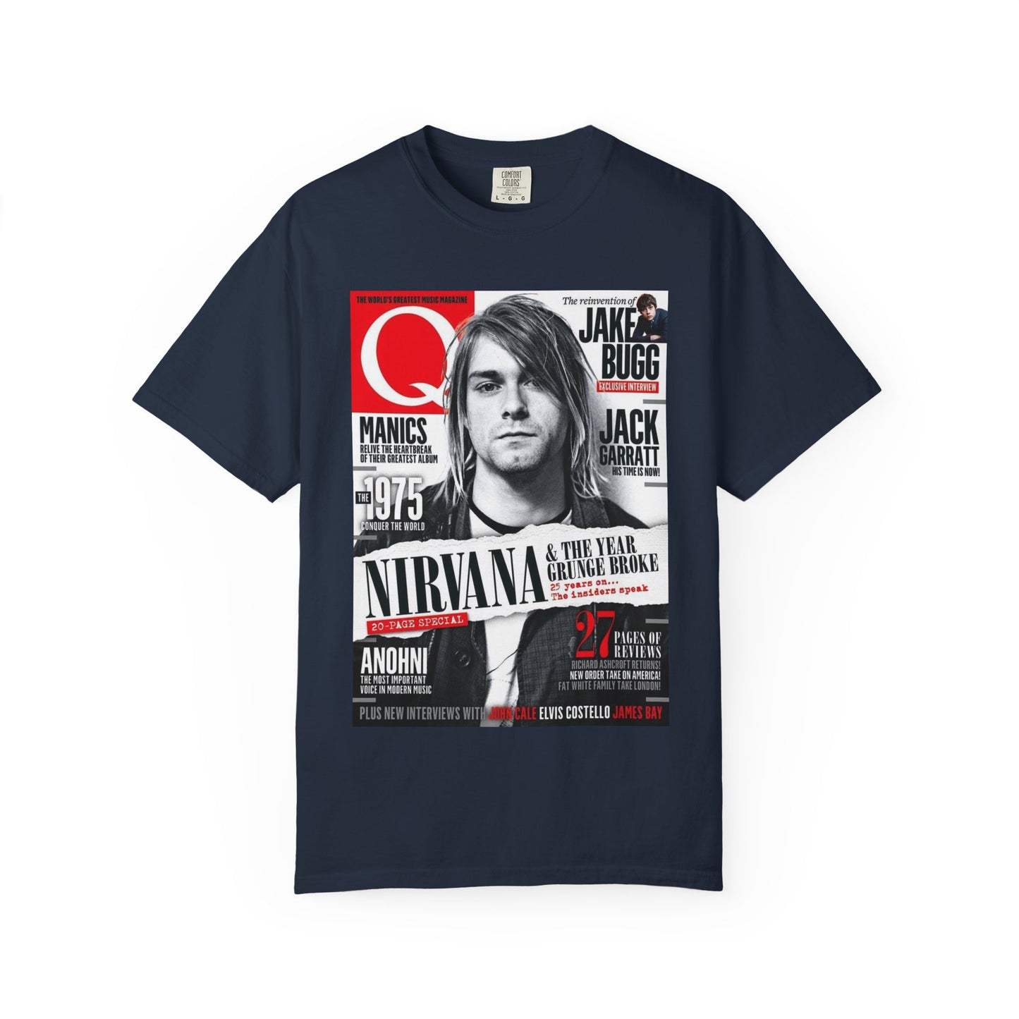 Nirvana Graphic T-Shirt - Retro Rock Apparel for Music Lovers