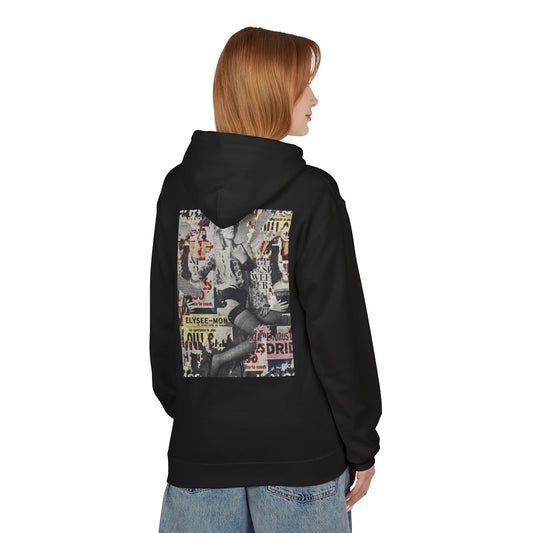 Vintage Graphic Unisex Midweight Fleece Hoodie - Soft Comfortable Layering