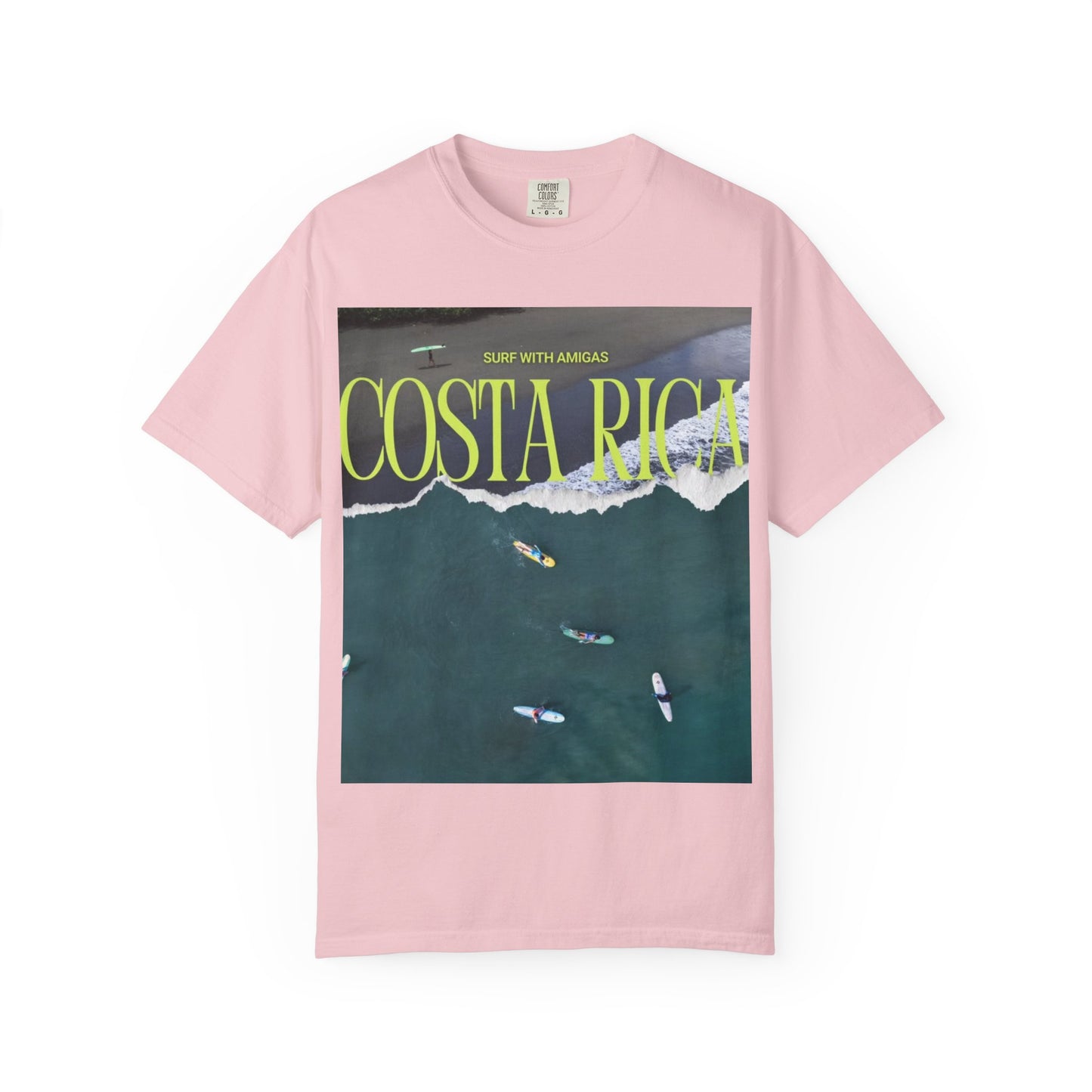 Costa Rica Surf T-Shirt — Aerial Wave & Surfers Graphic Tee