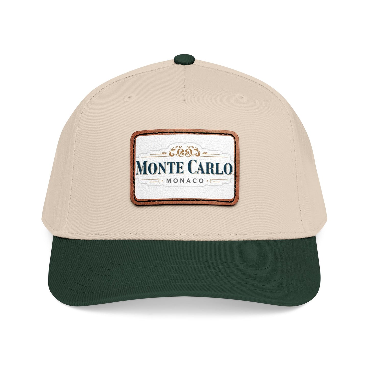 Monte Carlo Leather Patch Baseball Cap
