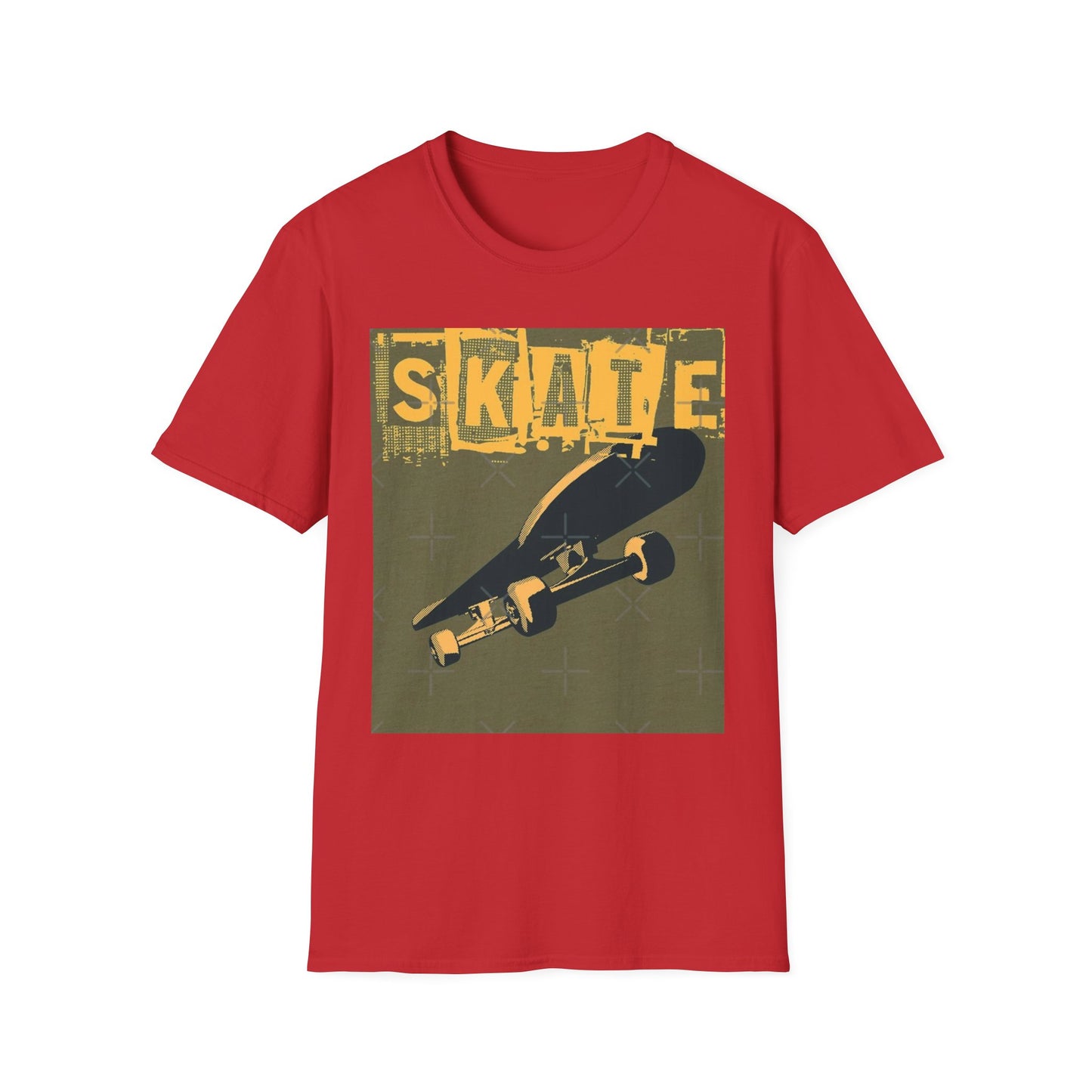 Skateboarder Unisex Softstyle T-Shirt | Perfect Gift for Skate Lovers, Streetwear Fashion, Casual Wear, Birthday Present, Youth Apparel