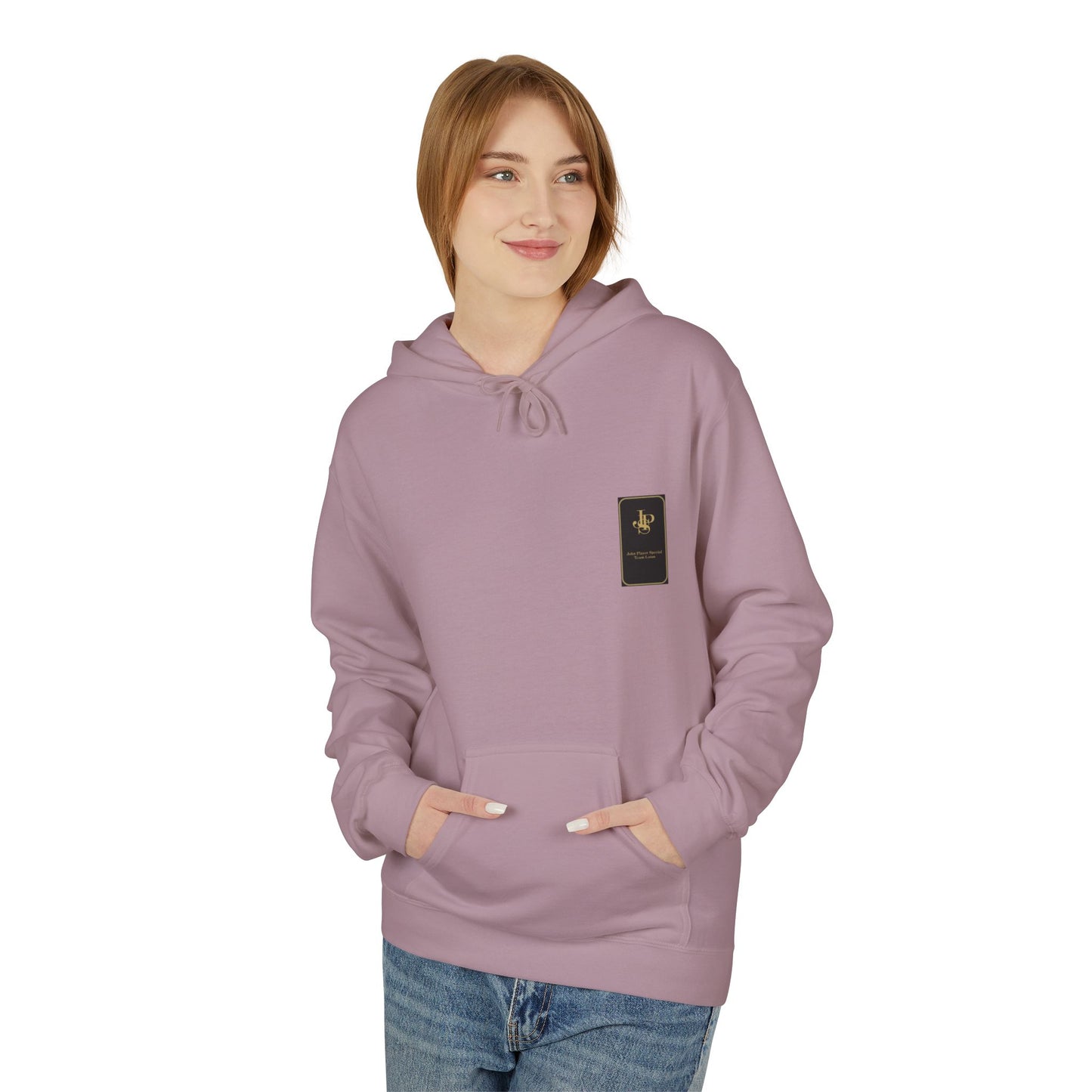 Unisex Fleece Hoodie with Pink Silvia Design - Stylish and Comfortable Streetwear