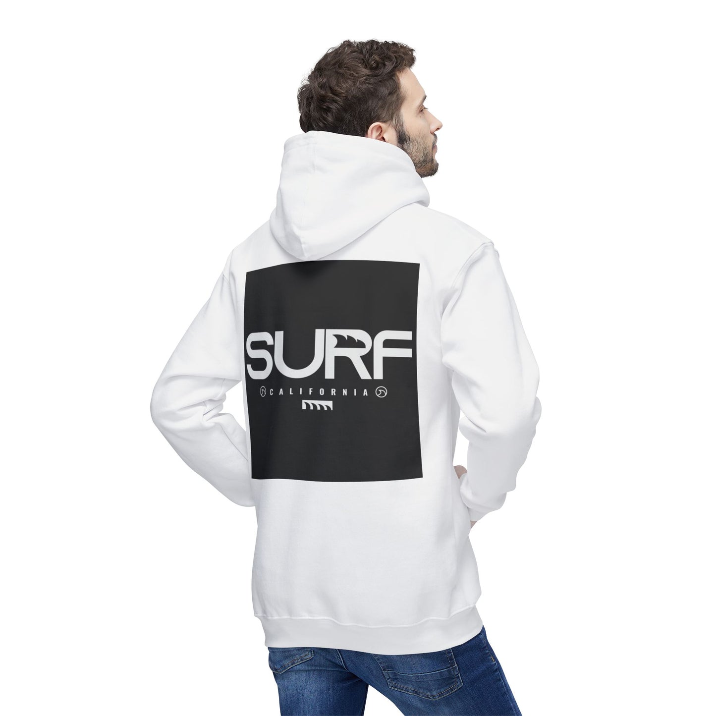 Stylish Unisex Hoodie, Surf Themed Sweatshirt for Beach Lovers, California Vibes, Perfect for Gifting and Casual Wear