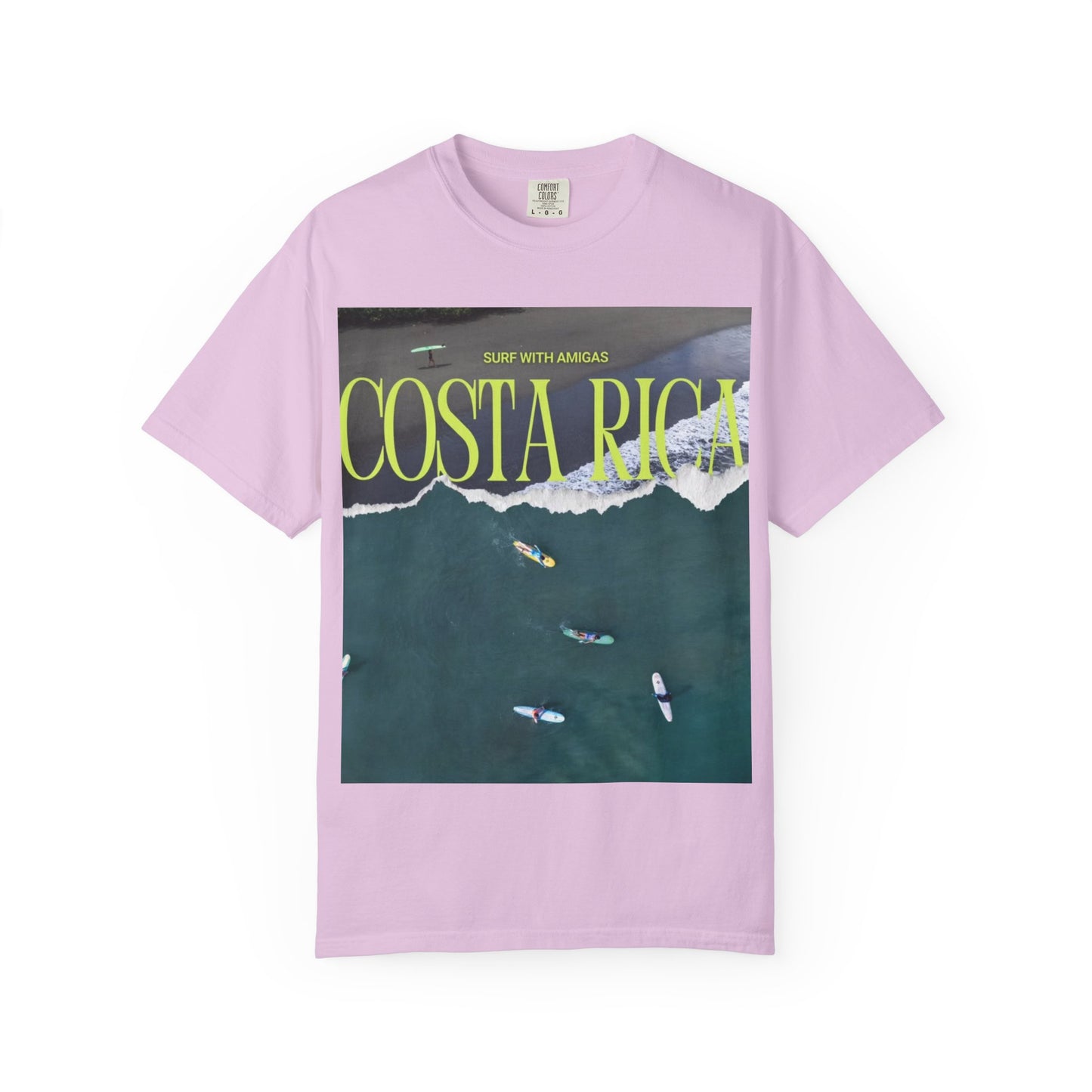 Costa Rica Surf T-Shirt — Aerial Wave & Surfers Graphic Tee