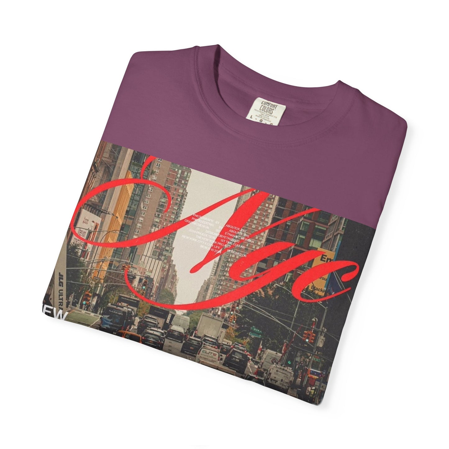 NYC Traffic Photo Tee — Midtown Manhattan Hudson Yards Graphic T-Shirt