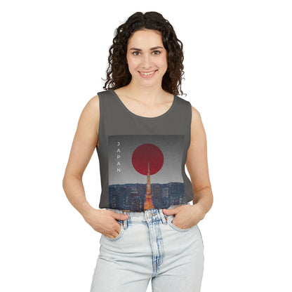 Tokyo Vintage Poster Tank — Japan Cityscape Graphic Tank Top