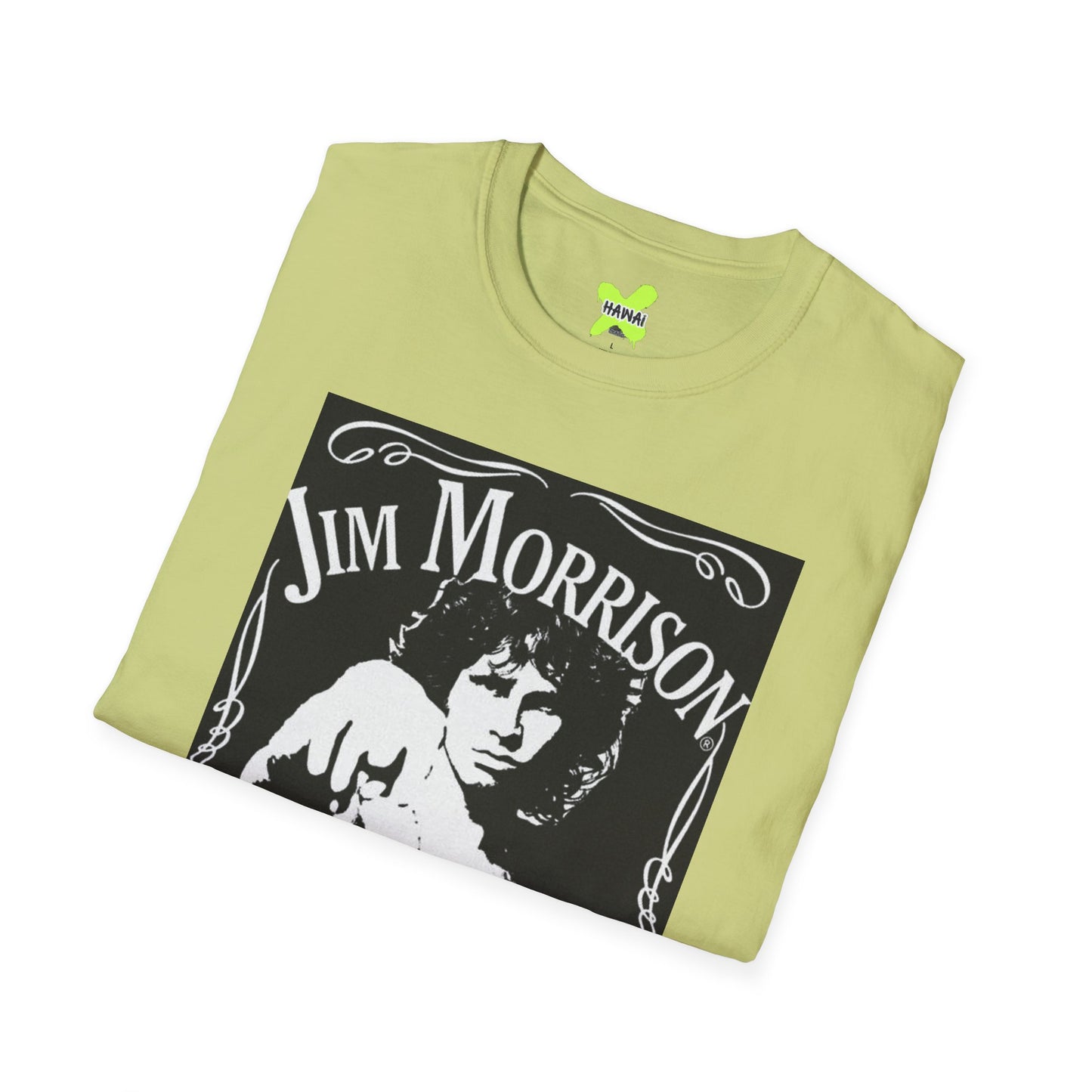 Jim Morrison Whiskey Bar Unisex Softstyle T-Shirt - Vintage Rock Apparel