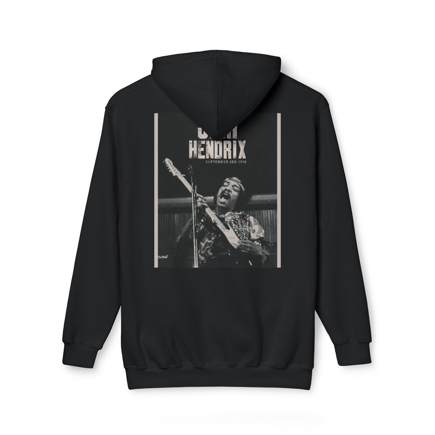 Jimi Hendrix Unisex Hooded Sweatshirt - Vintage Rock Style