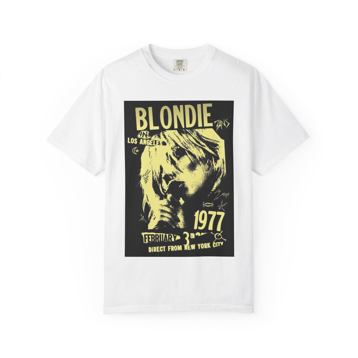 Vintage Blondie Concert T-Shirt - Unisex Garment-Dyed Tee