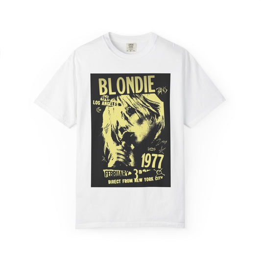 Vintage Blondie Concert T-Shirt - Unisex Garment-Dyed Tee