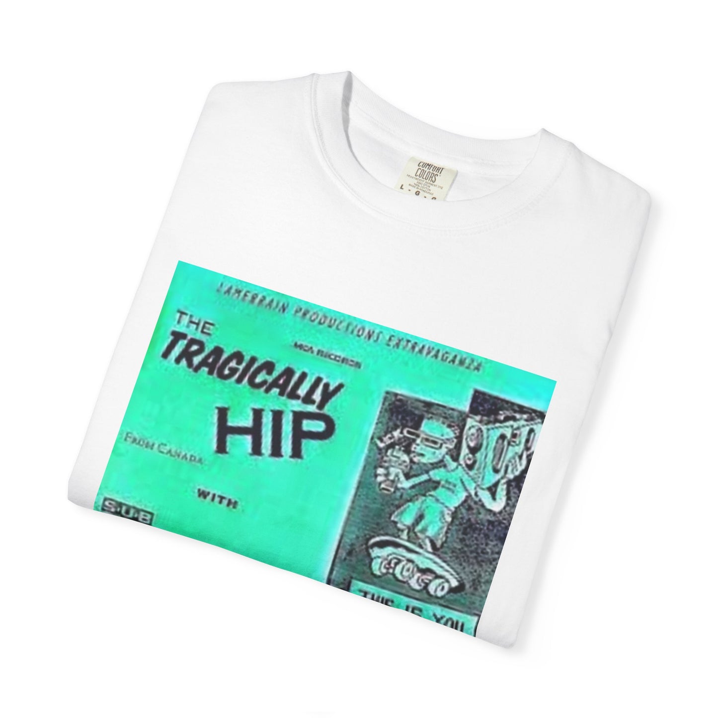 Retro Band Graphic T-Shirt - Nirvana & Tragically Hip Design