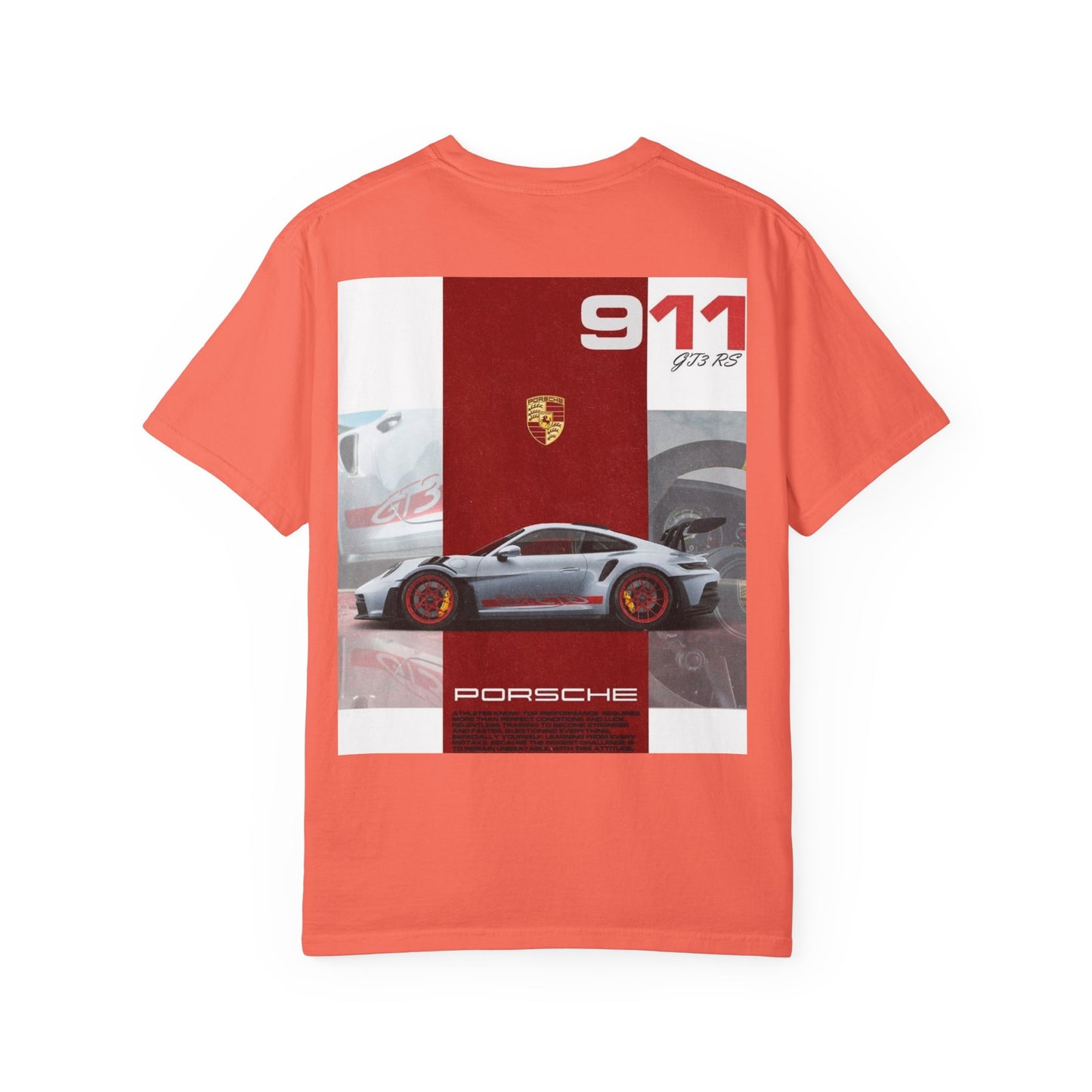 Porsche 911 Unisex Garment-Dyed T-Shirt - Classic Car Enthusiast Tee