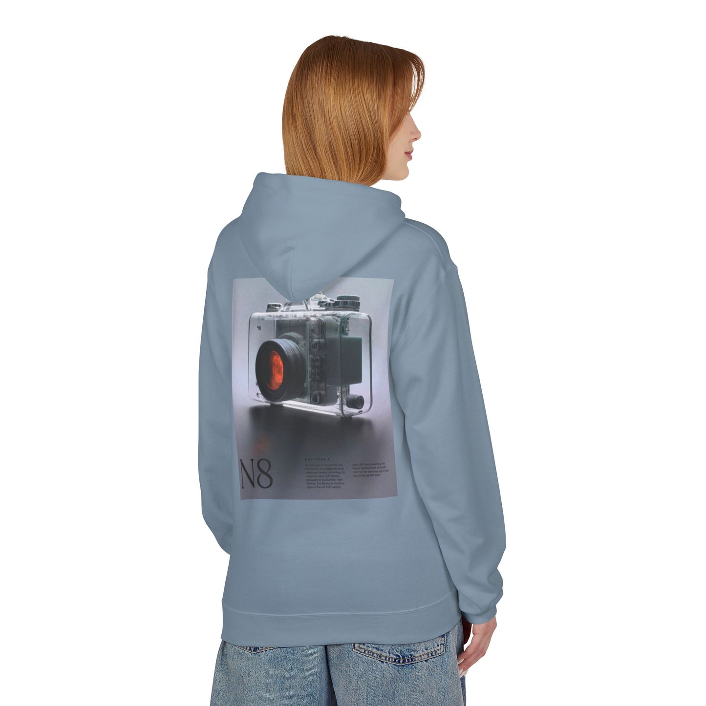 Retro Camera Photo Hoodie, Cozy Unisex Fleece Sweatshirt for Photography Lovers, Fashion Gift for Birthdays, Casual Wear, Everyday Style