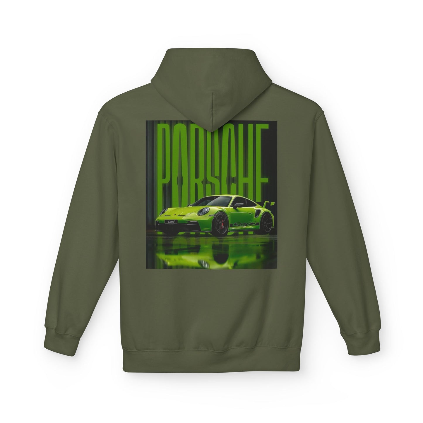 Unisex Midweight Porsche Fleece Hoodie - Automotive Enthusiast Apparel