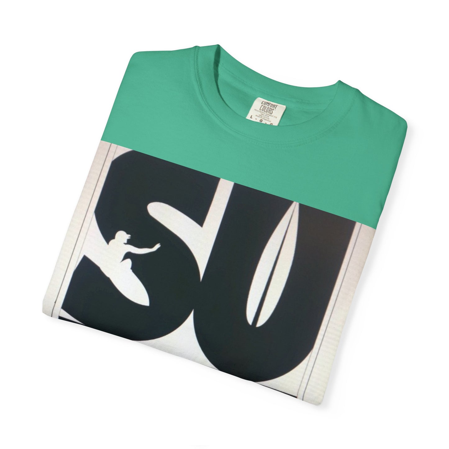 Surf Inspired Unisex Garment-Dyed T-Shirt, Beachwear, Casual Summer Tee, Surfing Gift, Trendy Streetwear, Comfortable Lifestyle Top