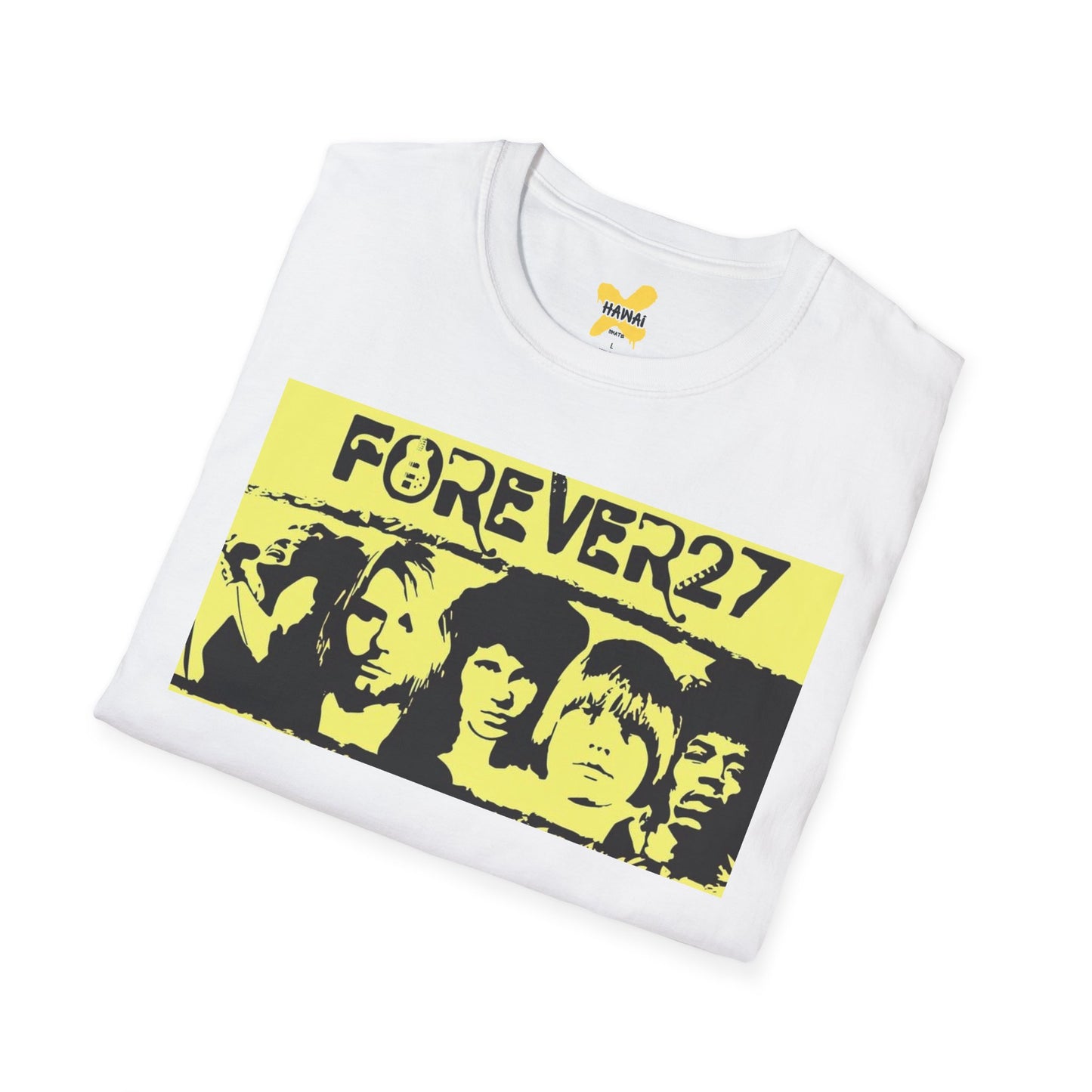 Forever 27 Unisex Softstyle T-Shirt - Tribute to Iconic Musicians