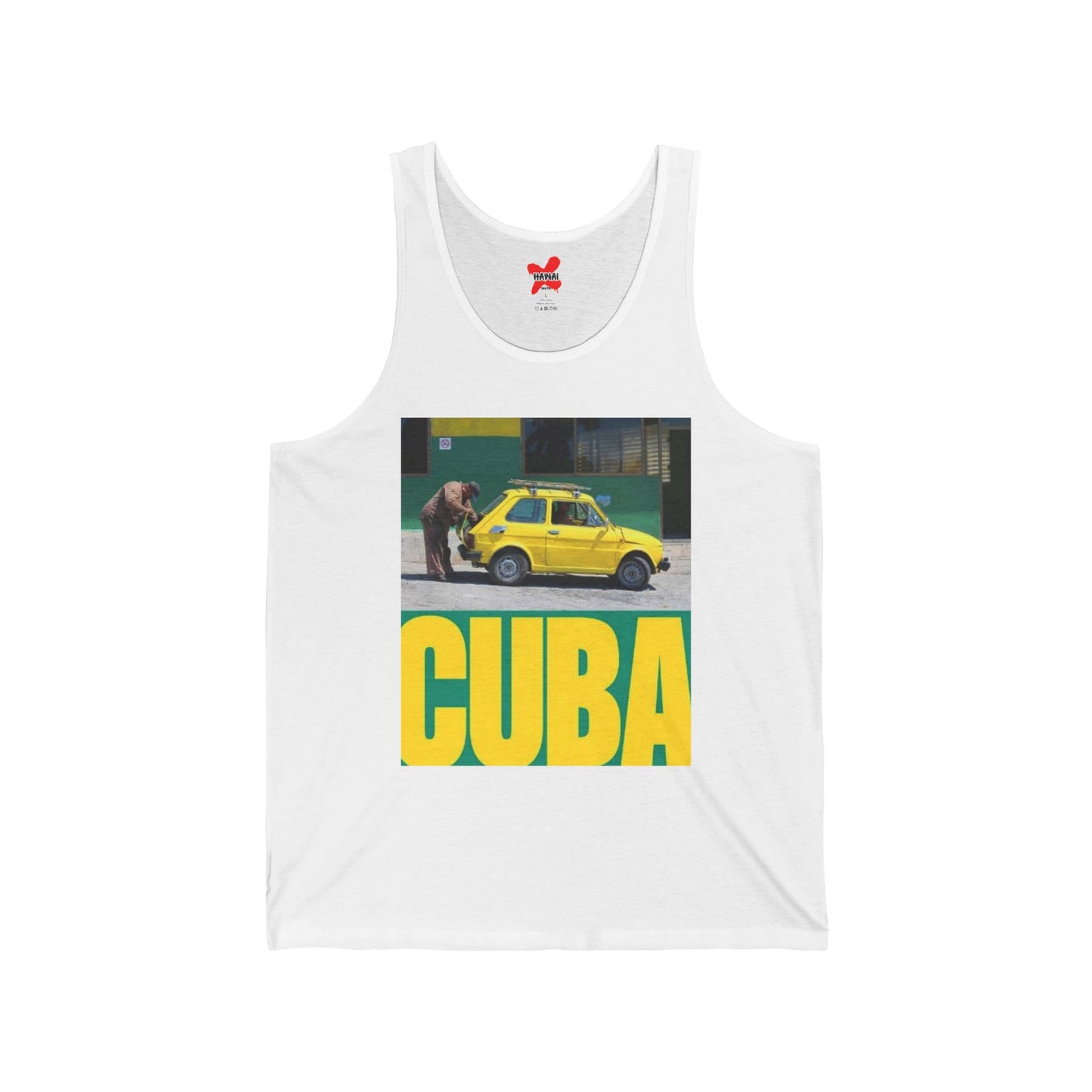 Cuba Vintage Graphic Unisex Jersey Tank
