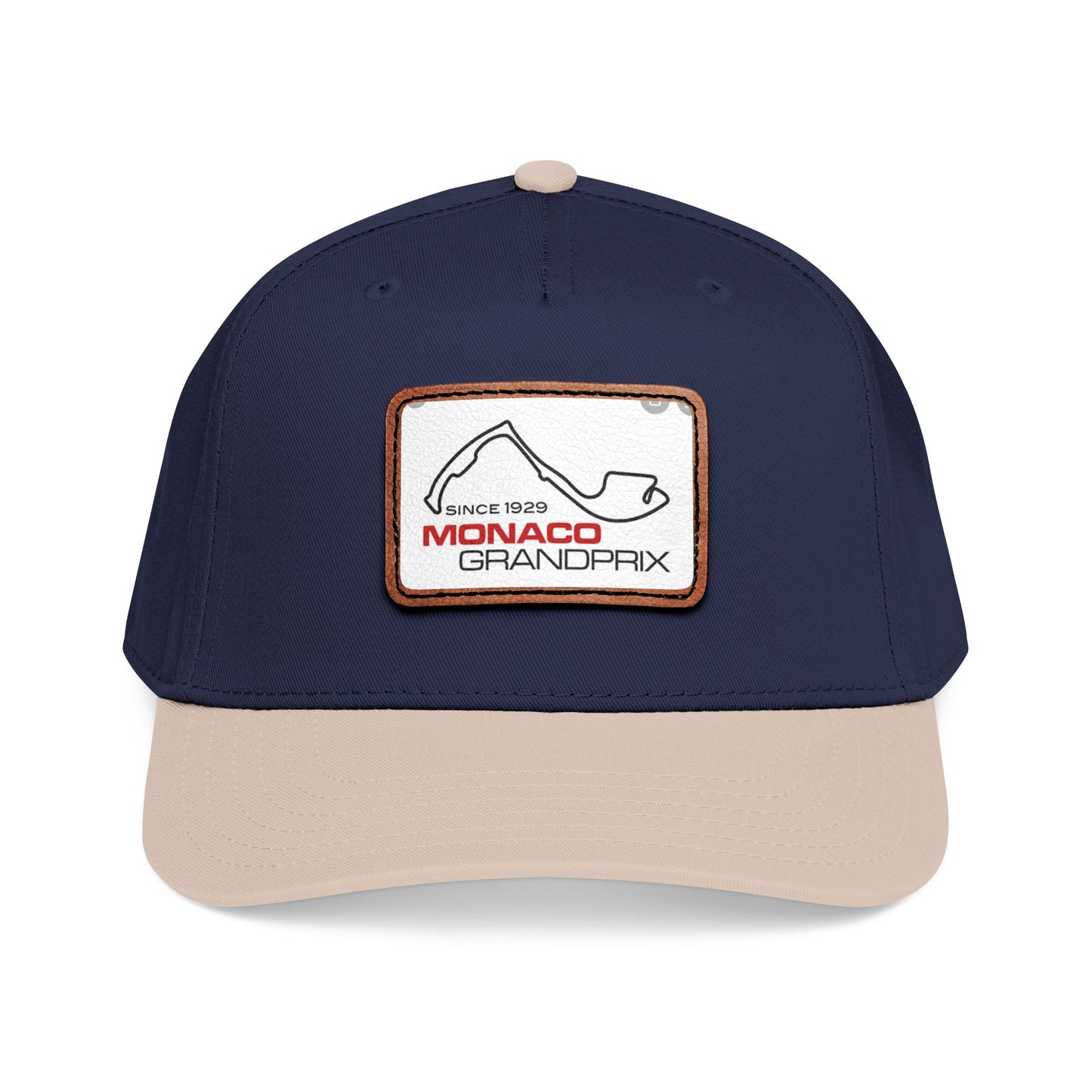 Monaco Grand Prix Leather Patch Baseball Cap