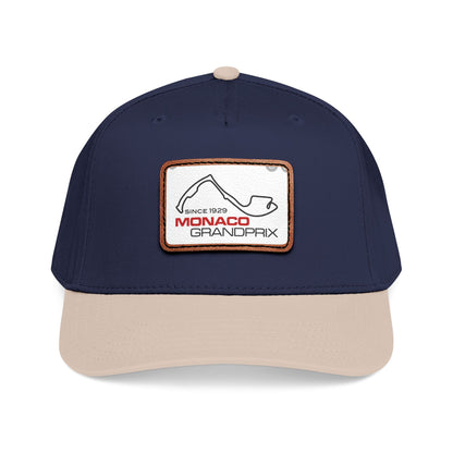 Monaco Grand Prix Leather Patch Baseball Cap