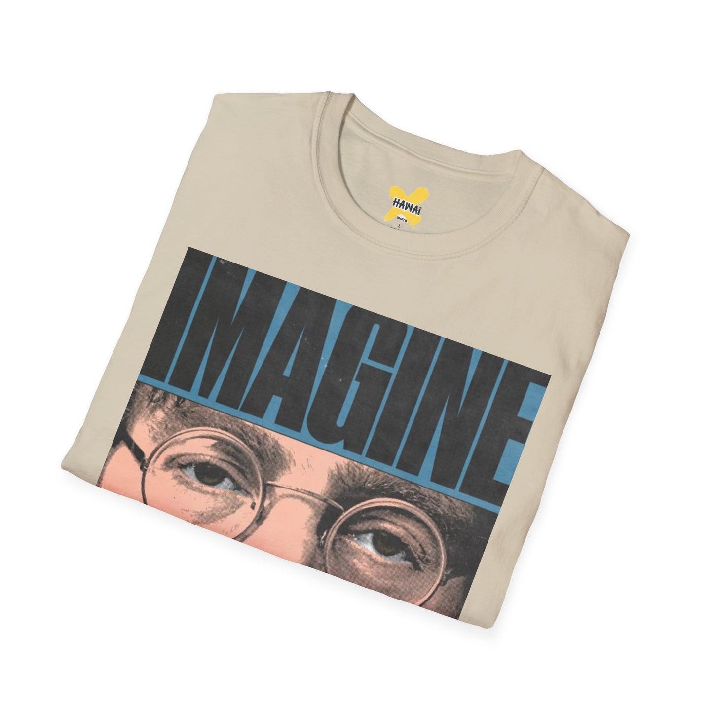 Imagine All the People Unisex Softstyle T-Shirt - Inspirational Graphic Tee for Comfort & Style