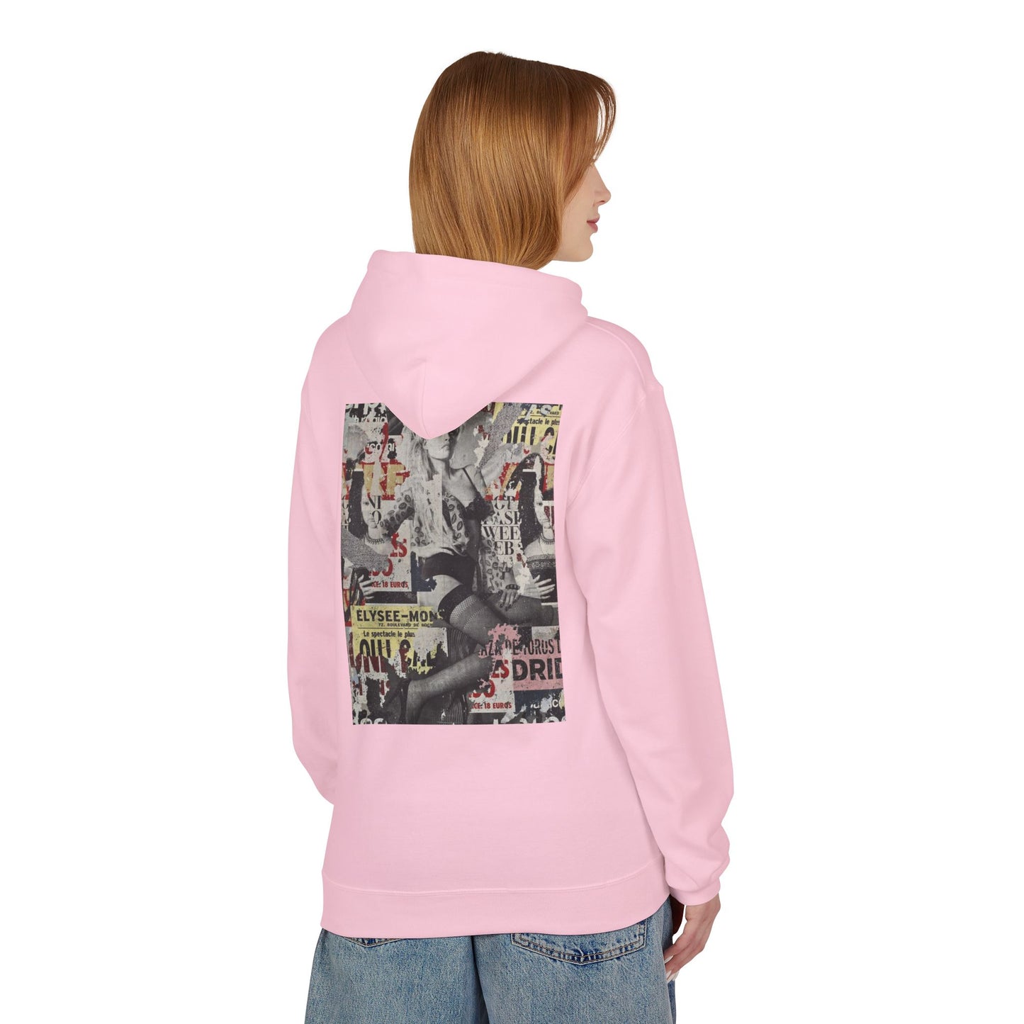 Vintage Graphic Unisex Midweight Fleece Hoodie - Soft Comfortable Layering