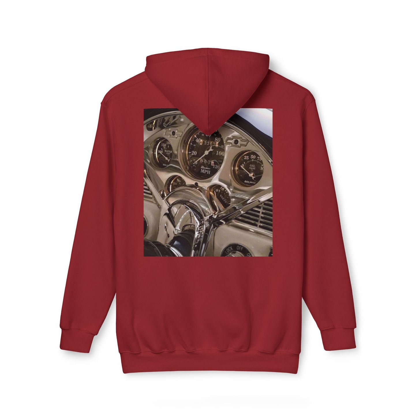 Vintage Car Dashboard Unisex Hooded Sweatshirt