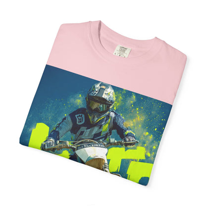 Motocross Dirt Bike Rider T‑Shirt — Extreme Off‑Road Racing Tee
