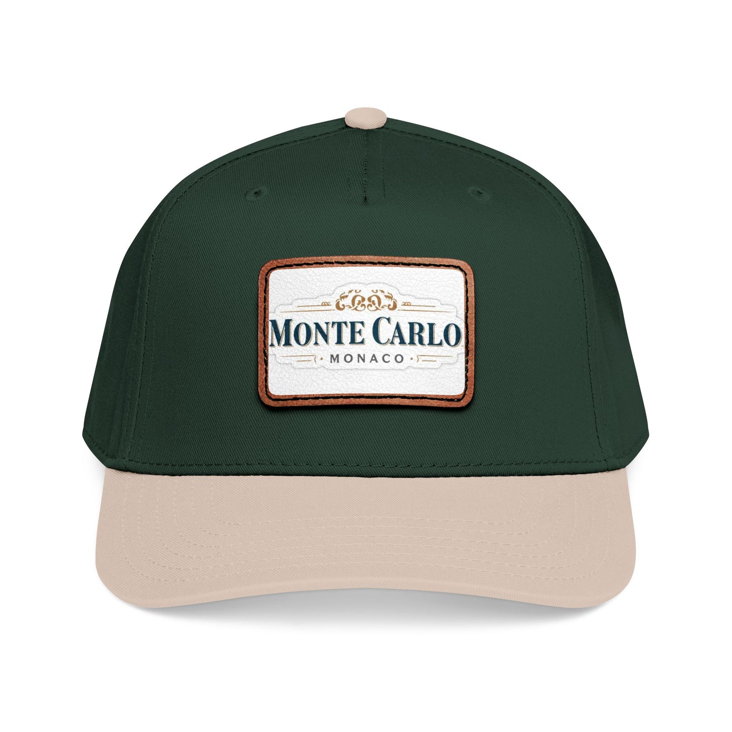 Monte Carlo Leather Patch Baseball Cap