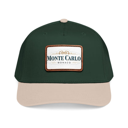Monte Carlo Leather Patch Baseball Cap