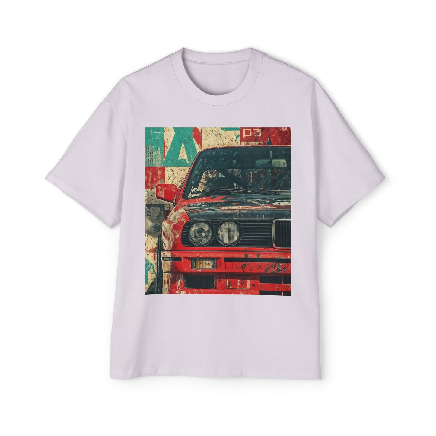 Vintage Racing Car Tee — Retro BMW Front Graphic T-Shirt