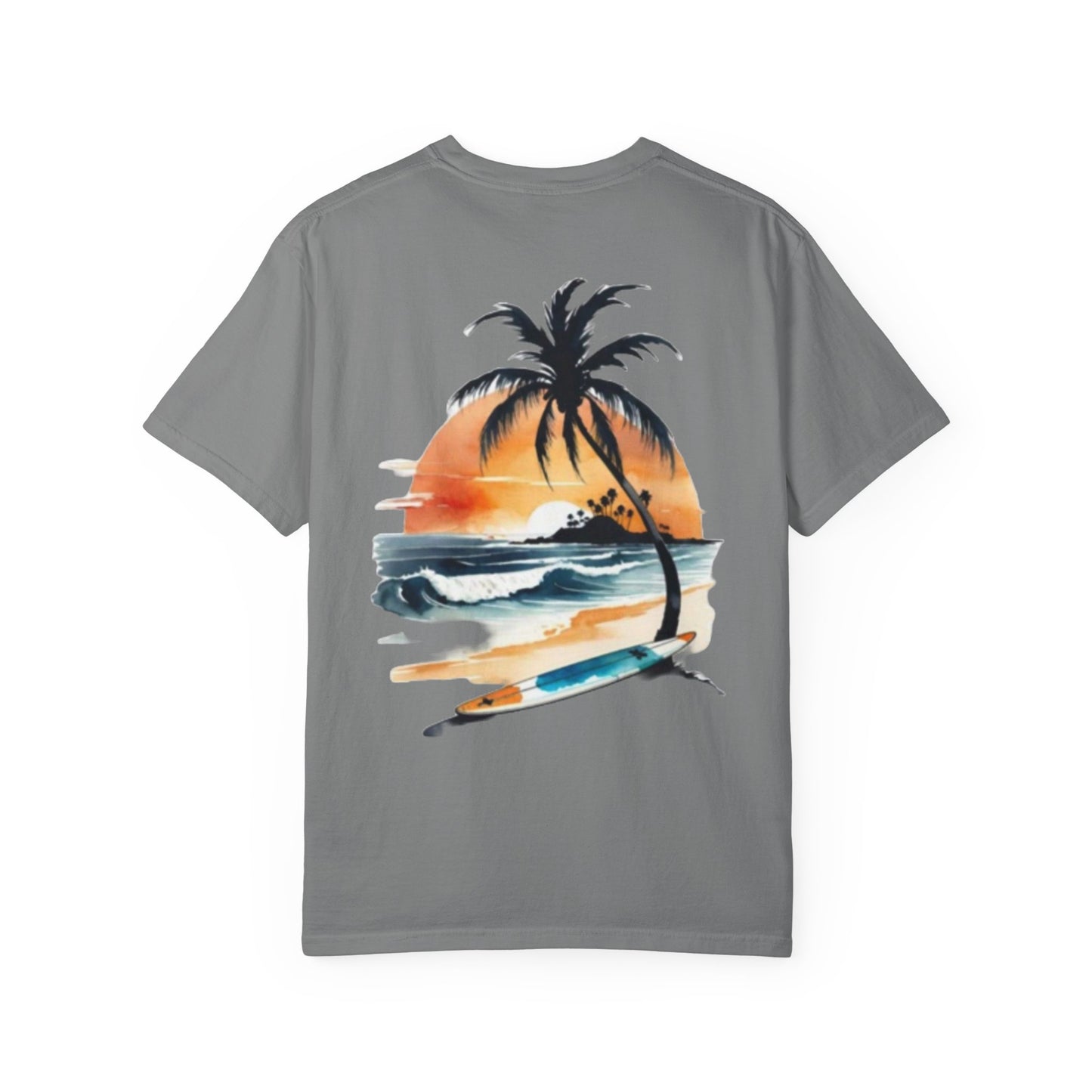 Hawaii Skate Unisex Garment-Dyed T-Shirt - Fun Tropical Vibes