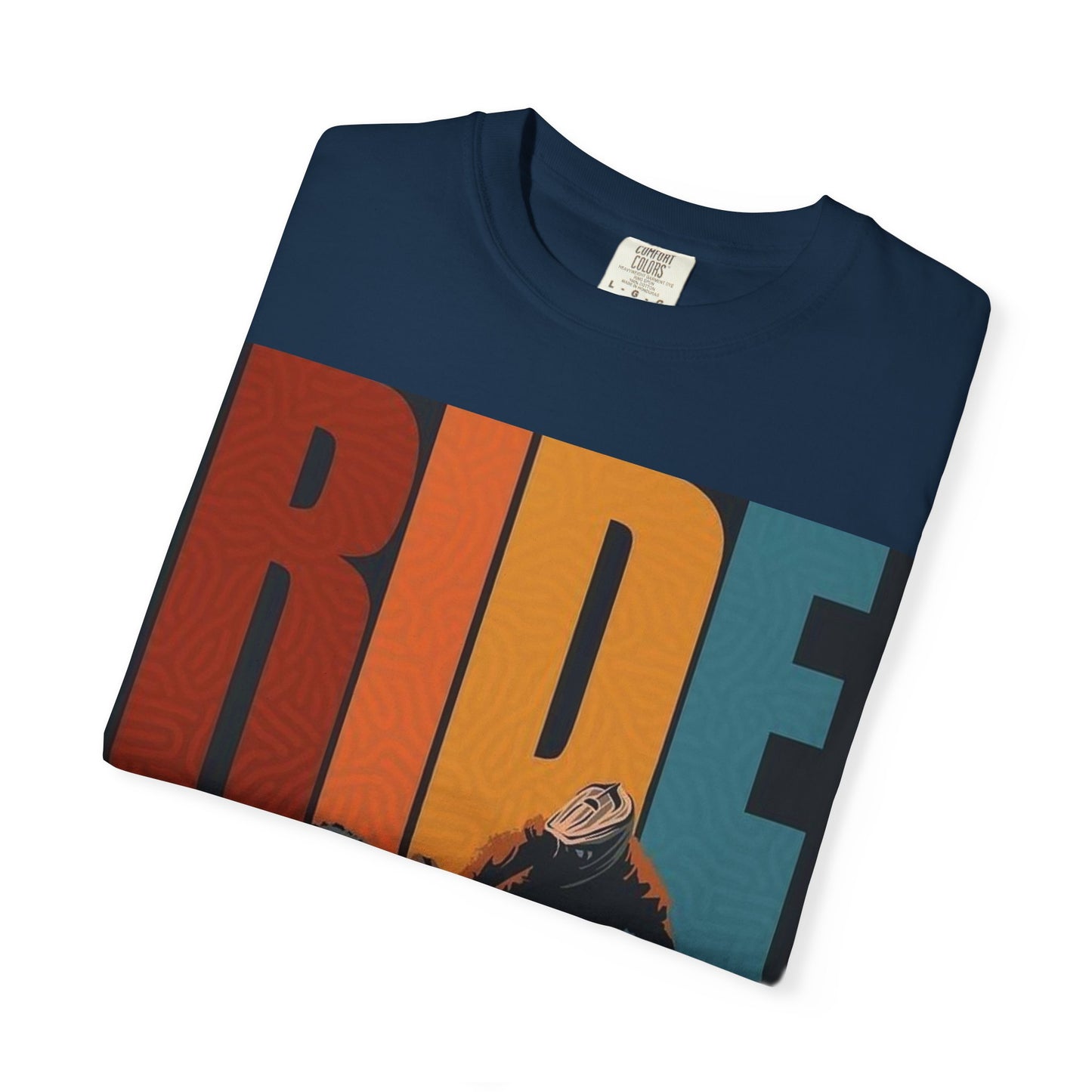 Ride Bike Unisex Garment-Dyed T-shirt | Mountain Biking Graphic Tee